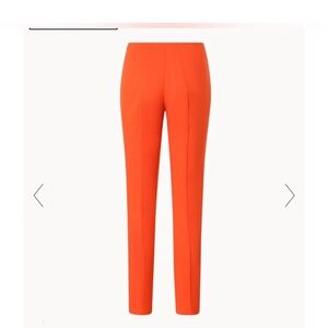 AKRIS Orange Cotton Techno Slim Melissa Pants